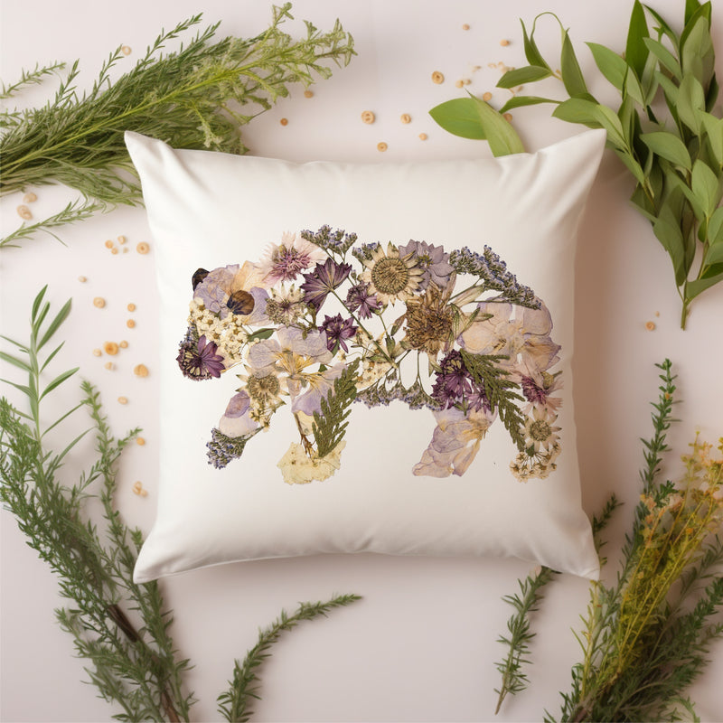 Dainty Bear Pillow Cover