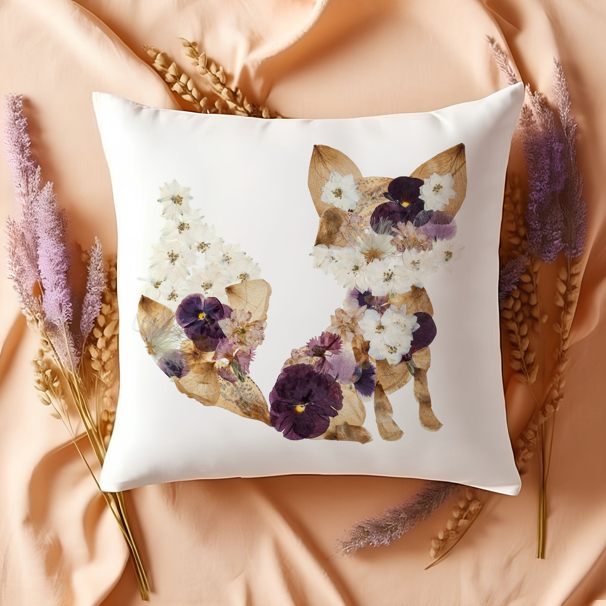 Francy Fox Pillow Cover