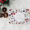 Scattered holiday florals Greeting Card