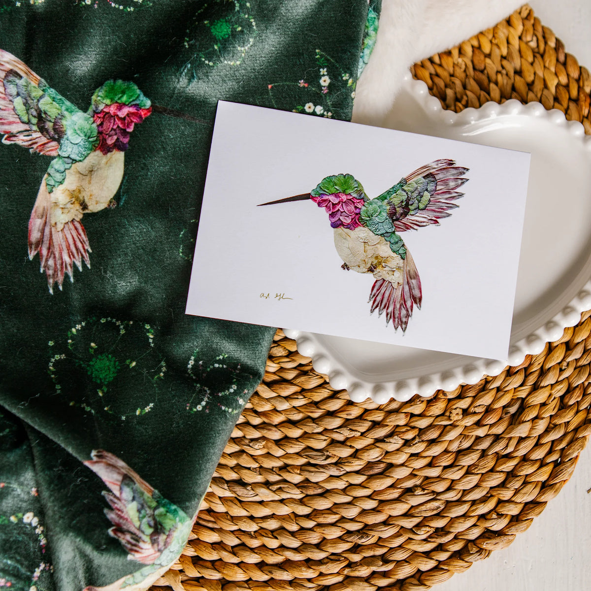 Hummingbird Greeting Card
