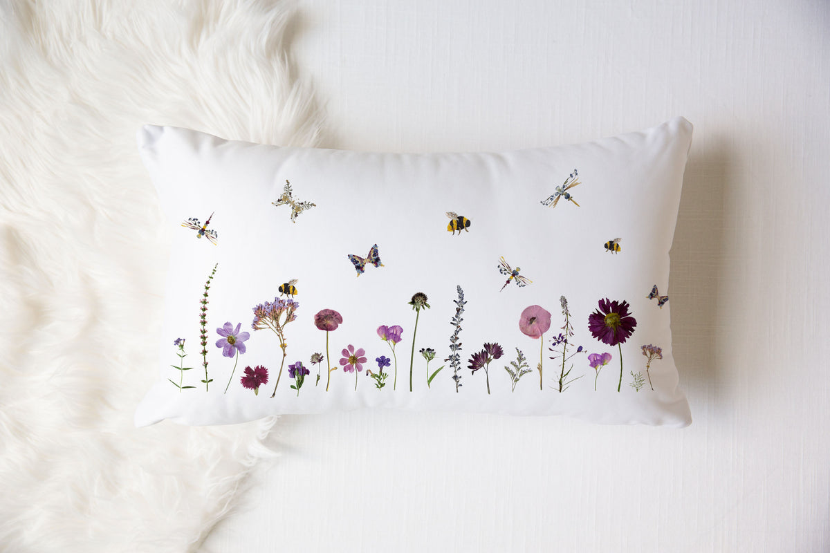 Meadow Lumbar Pillow Cover