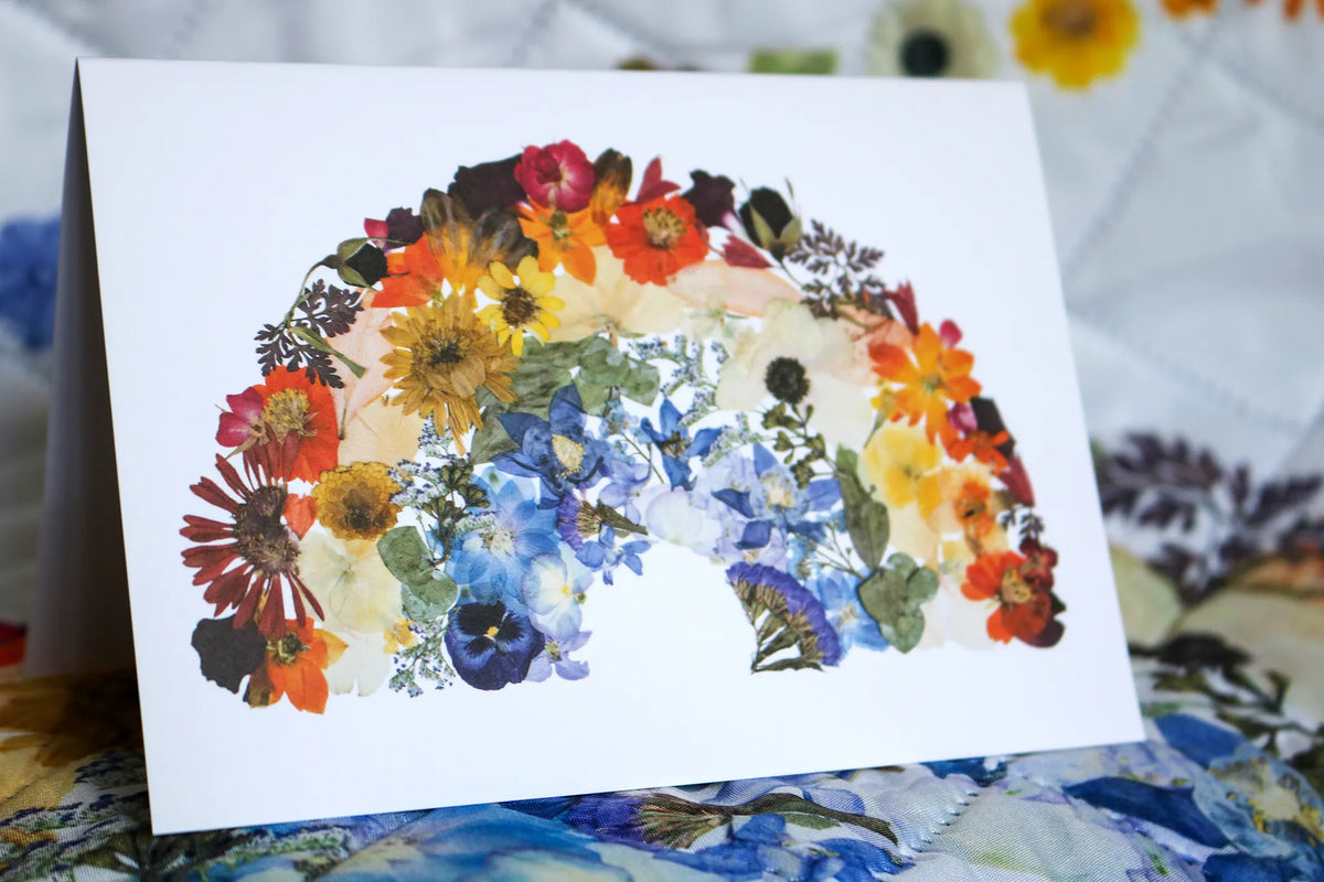 Bright Rainbow Greeting Card