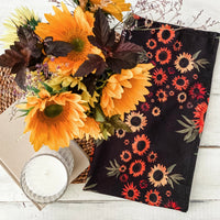 Sunflower Embers Tea Towel