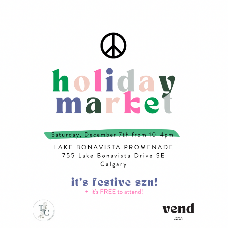 Vend Urban Holiday Market graphic 2024