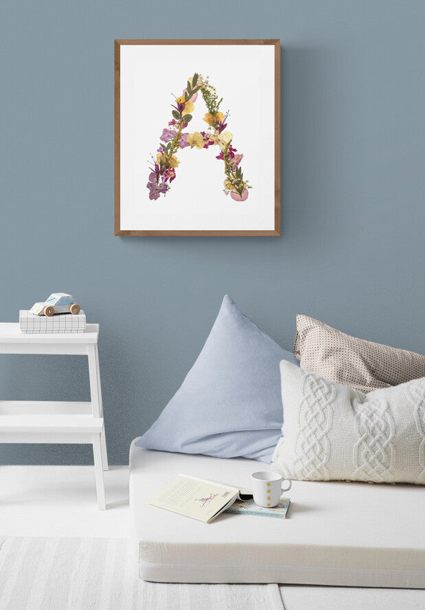 Floral Letter Prints (Digital Prints)