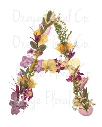 Floral Letter Prints (Digital Prints)