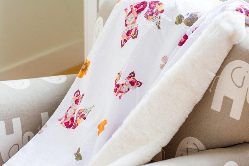 Forest Fox Baby Blanket