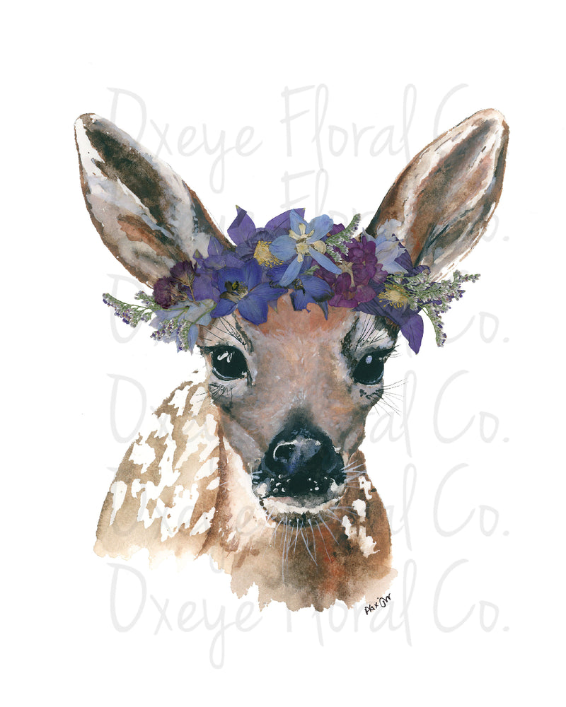 Lady Fawn (by night) Print