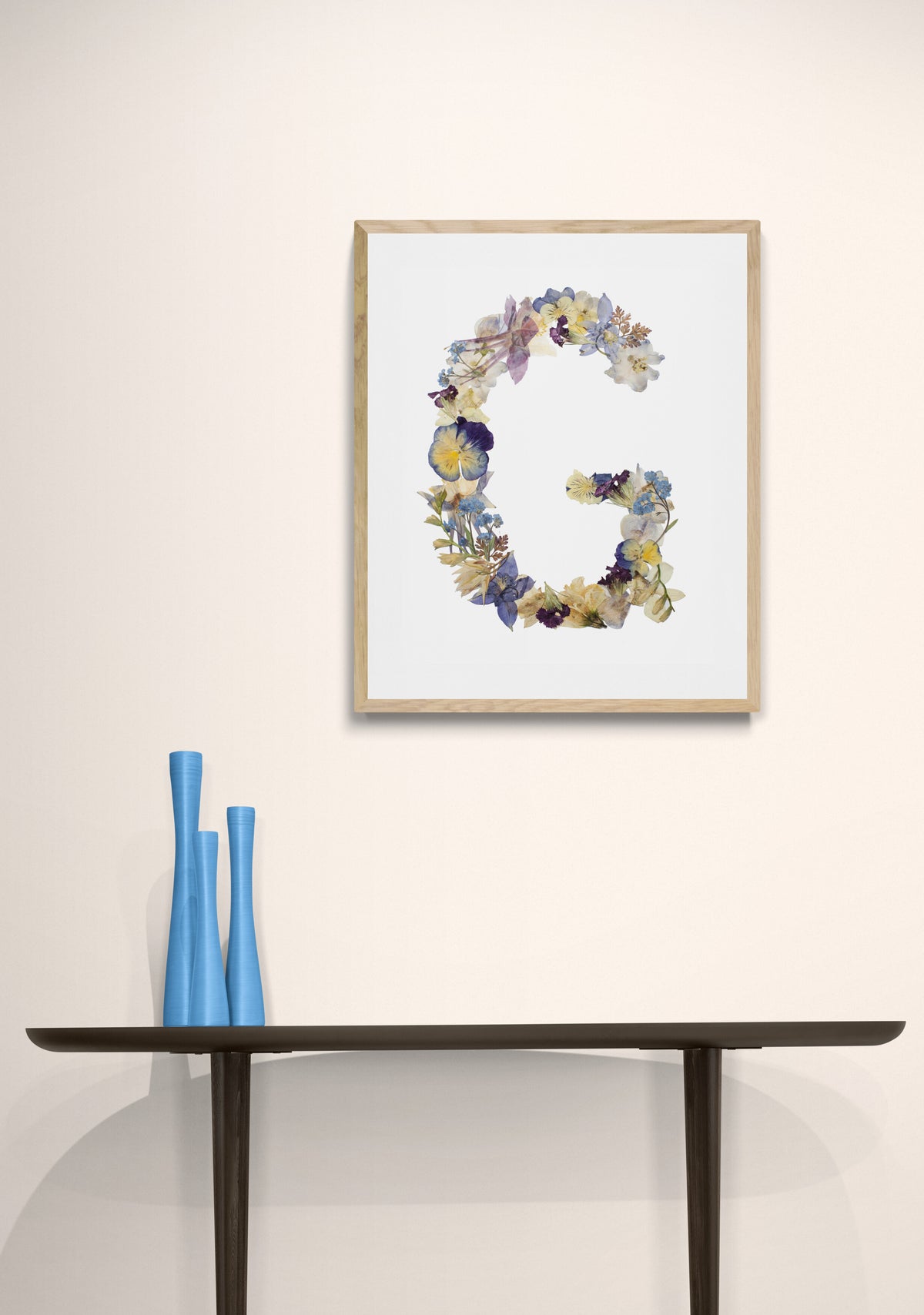 Floral Letter Prints (Digital Prints)