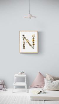 Floral Letter Prints (Digital Prints)