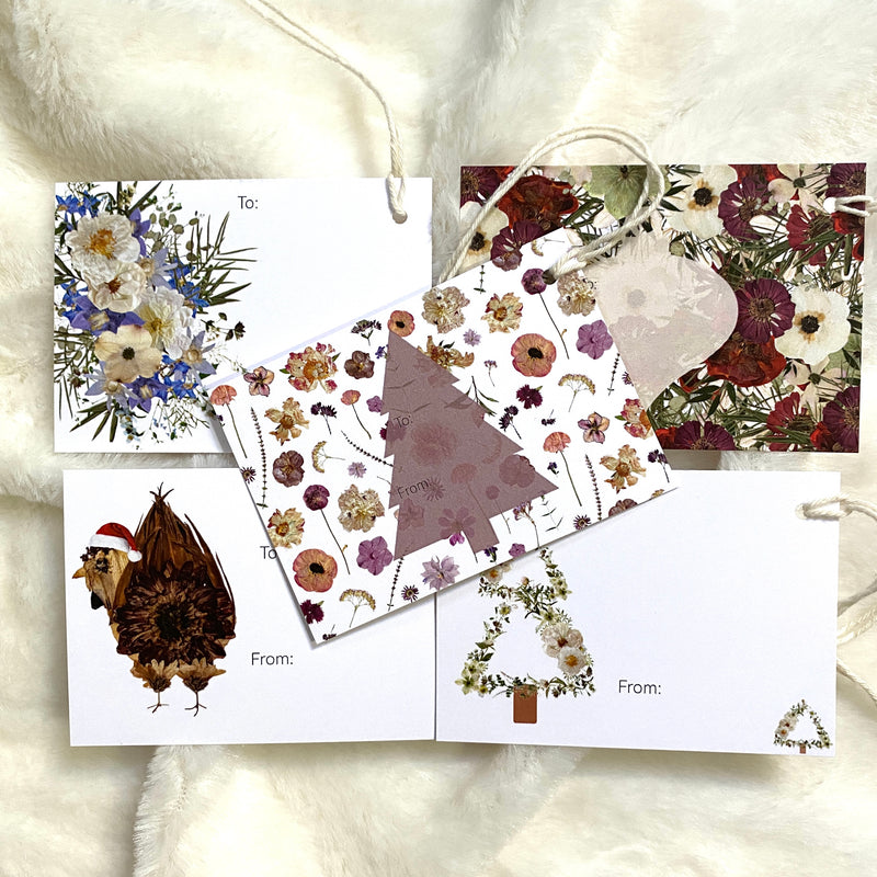 Holiday gift tags