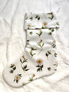 Peonies for Christmas Stocking