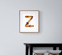 Floral Letter Prints (Digital Prints)