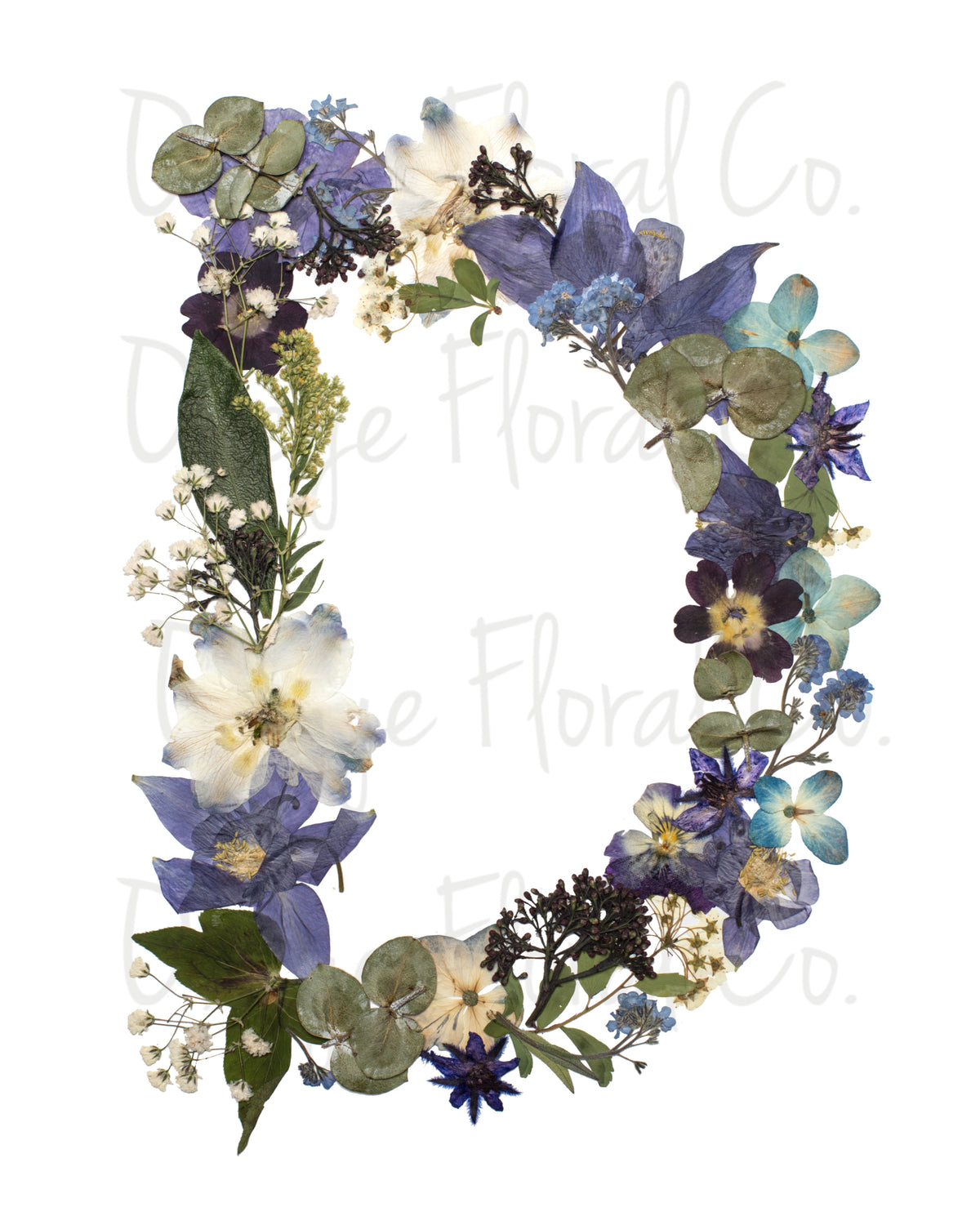 Floral Letter Prints (Digital Prints)