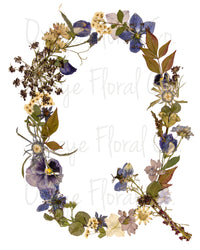 Pressed Flower Letter Prints