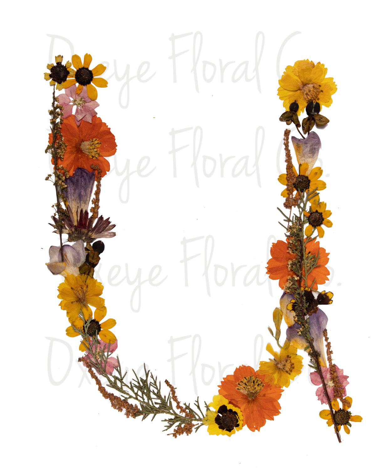 Floral Letter Prints (Digital Prints)