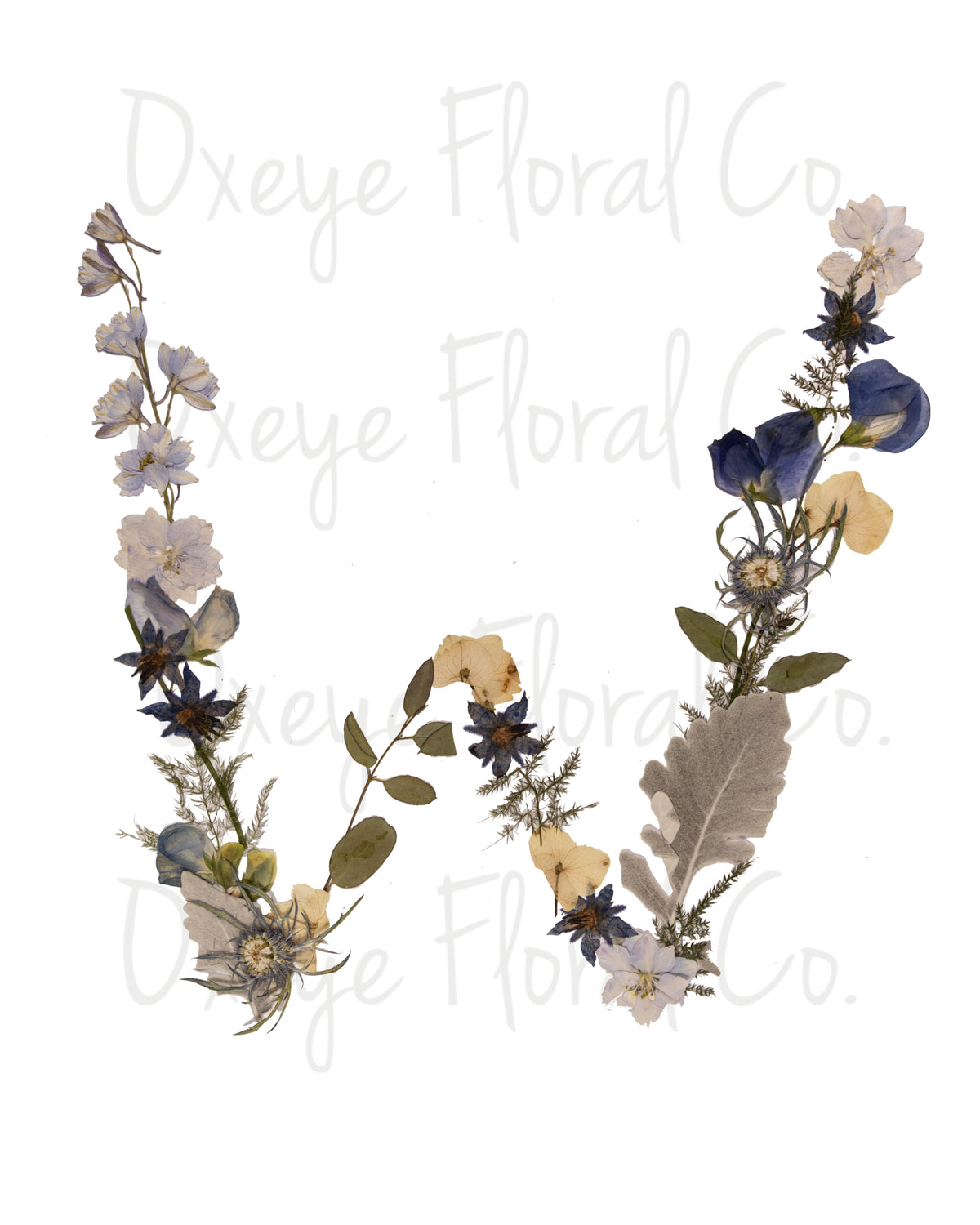 Floral Letter Prints (Digital Prints)