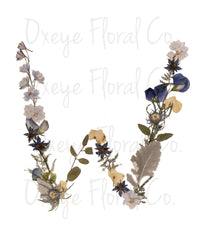 Floral Letter Prints (Digital Prints)