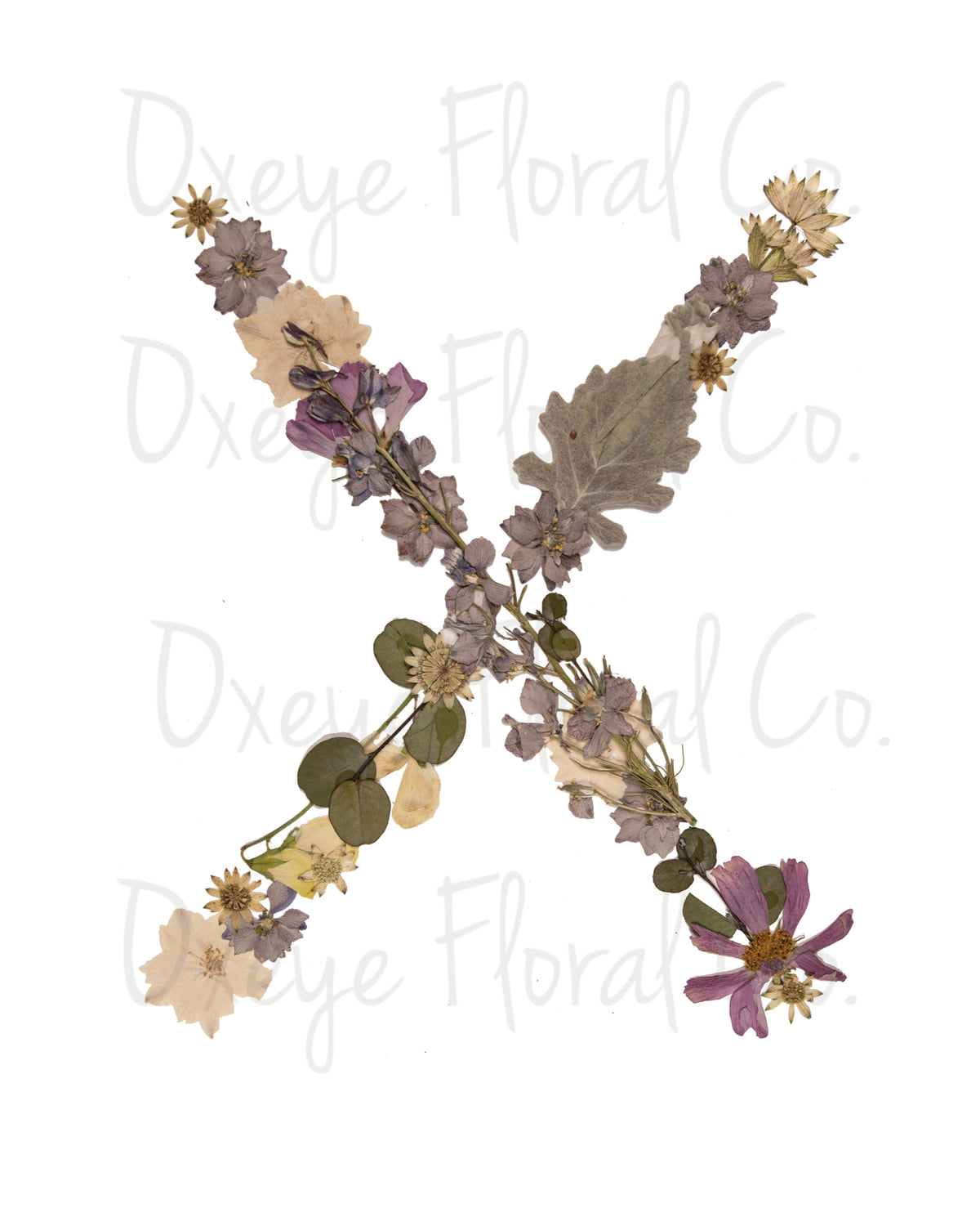 Floral Letter Prints (Digital Prints)